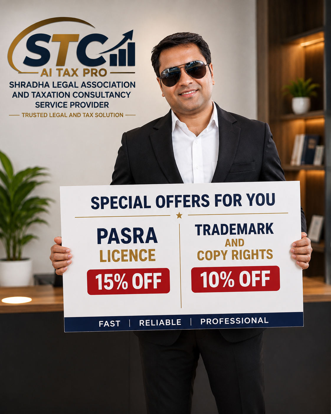 STC AI TAX PRO trademark, copyright and PASARA services